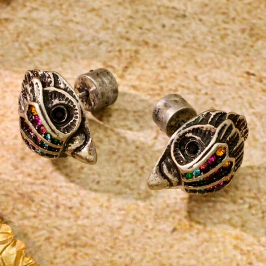 Kurt G Replica Eagle Studded Earrings