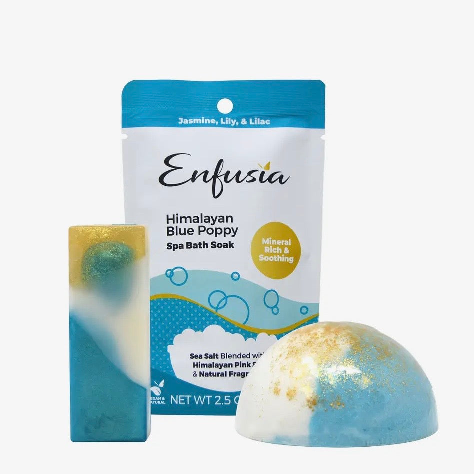 Enfusia Salt, Soap, & Bath Bomb Gift Set
