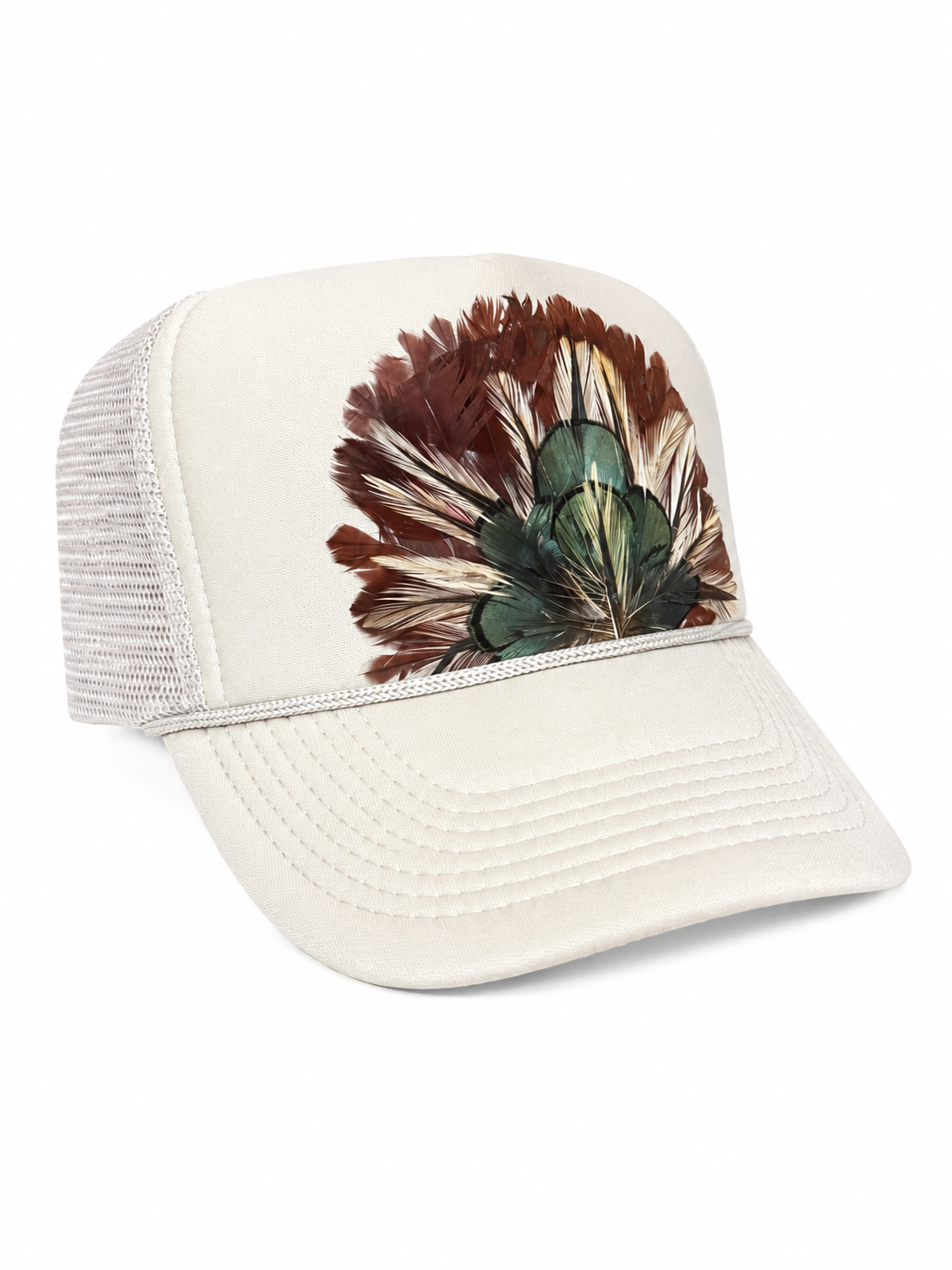 Custom Feather Trucker