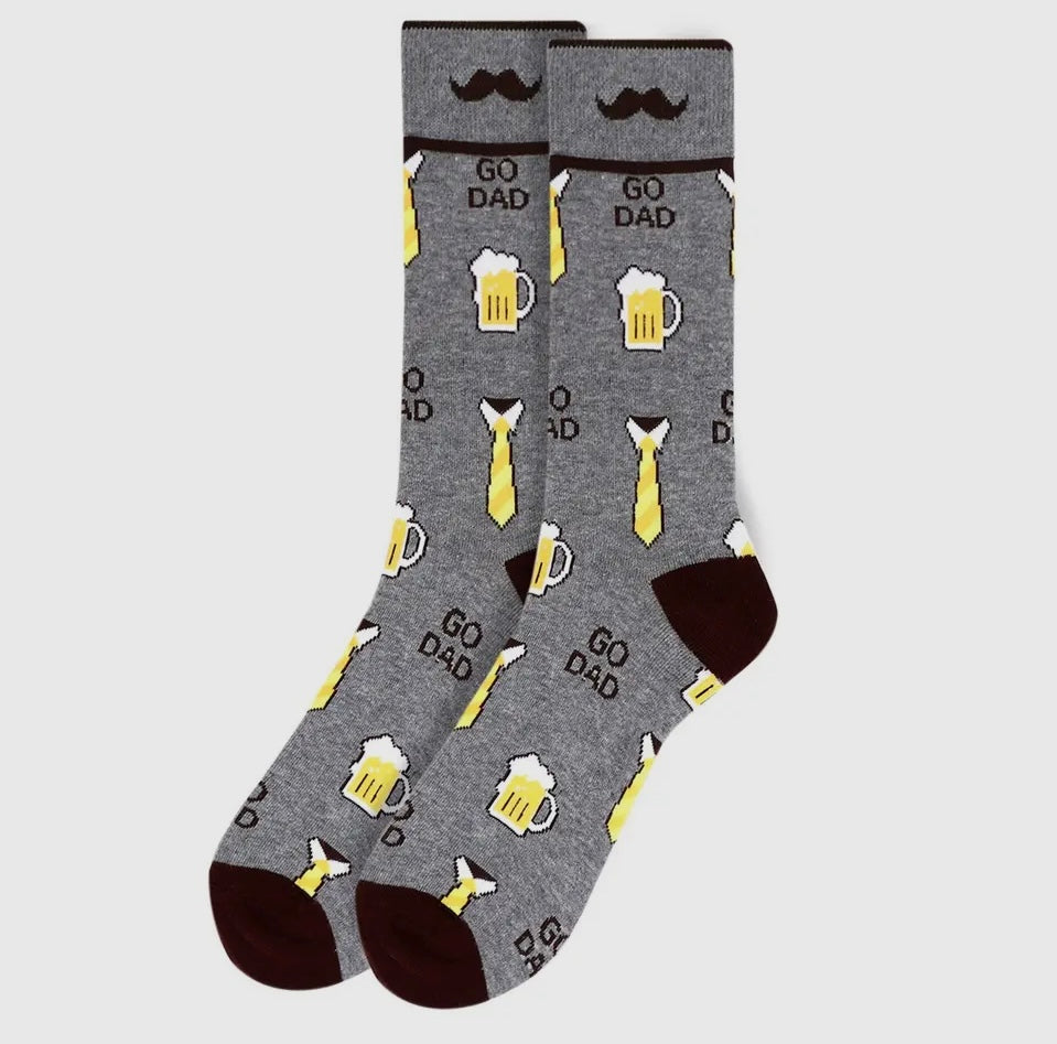 Go Dad Father's Day Socks