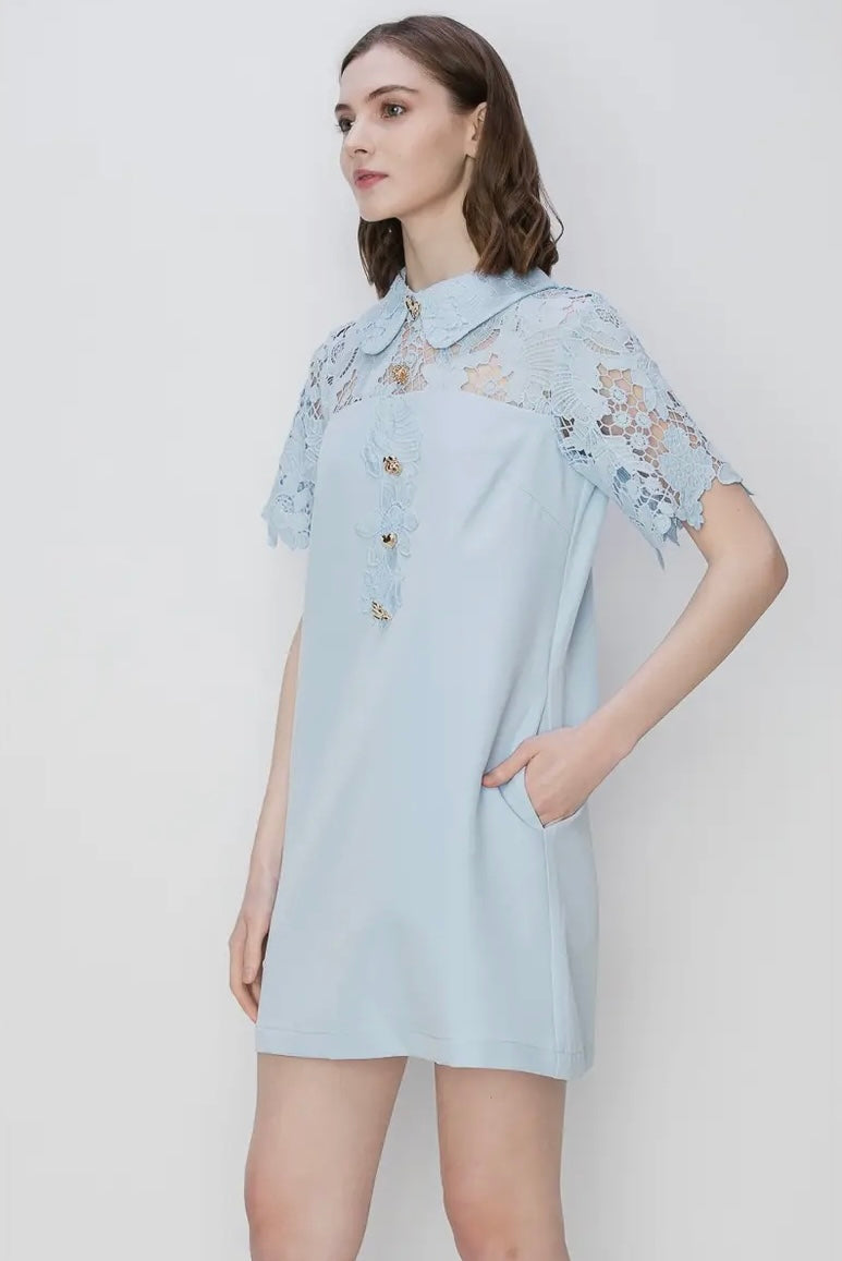 Floral Lace Panelling
Dress