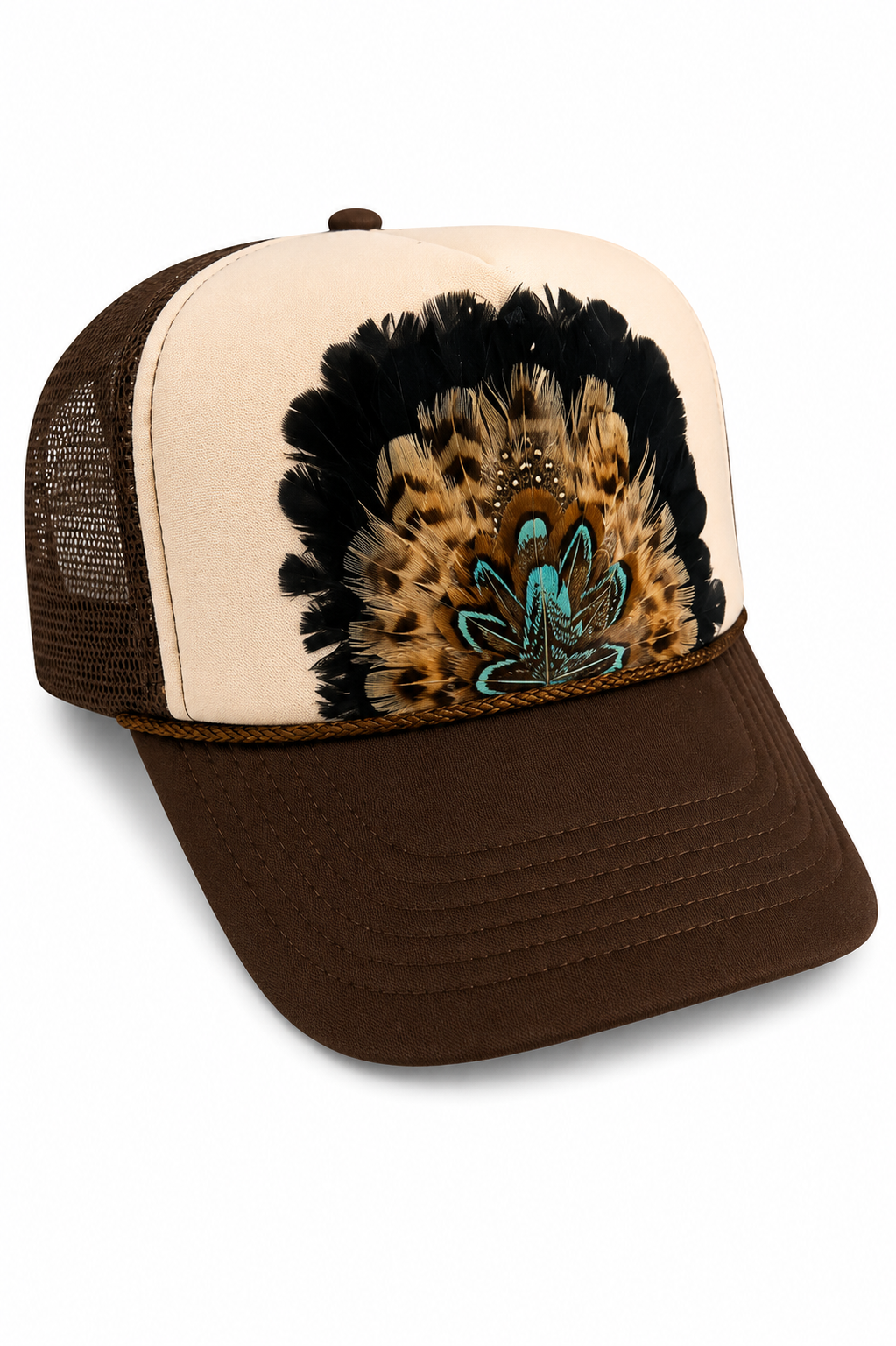 Custom Feather Trucker