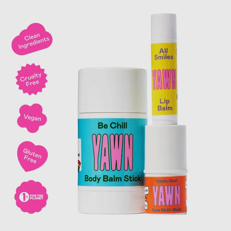 YAWN! Clean NonToxic Makeup & Skincare Kit For Kids and Tweens