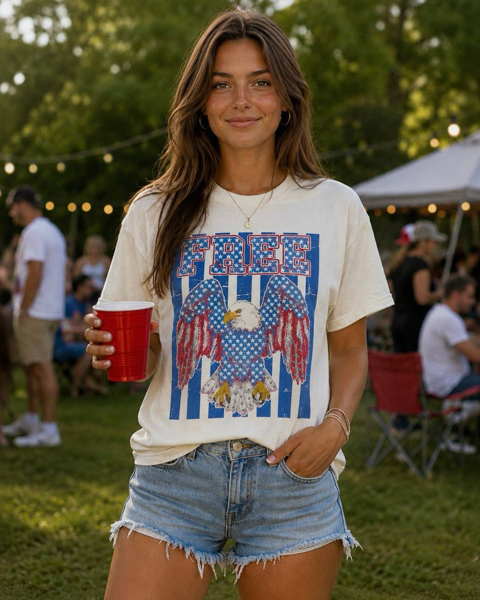 Gameday Bulldog Cream Graphic Tee