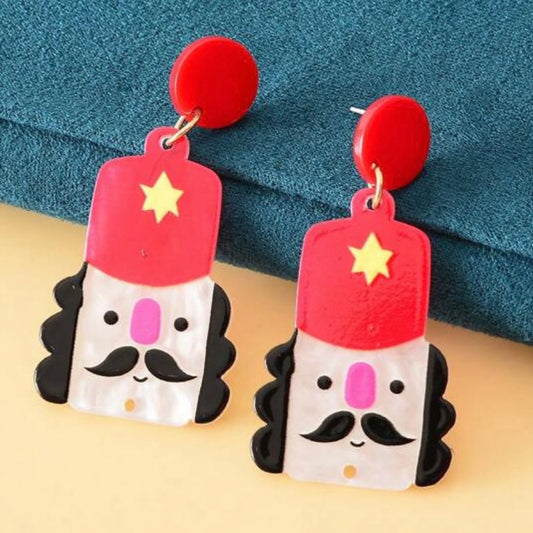 Nutcracker Head Earrings