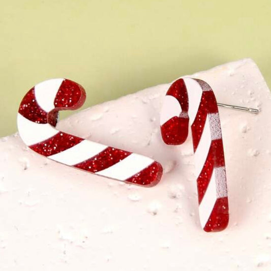 Candy Cane Studs