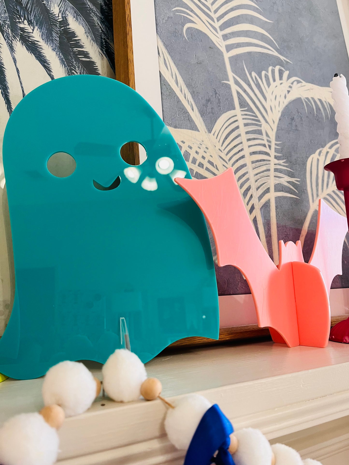 Acrylic Standing Bat Decorations