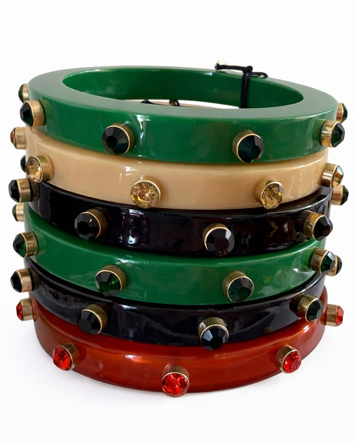 Chunky Embellished High End Bangles