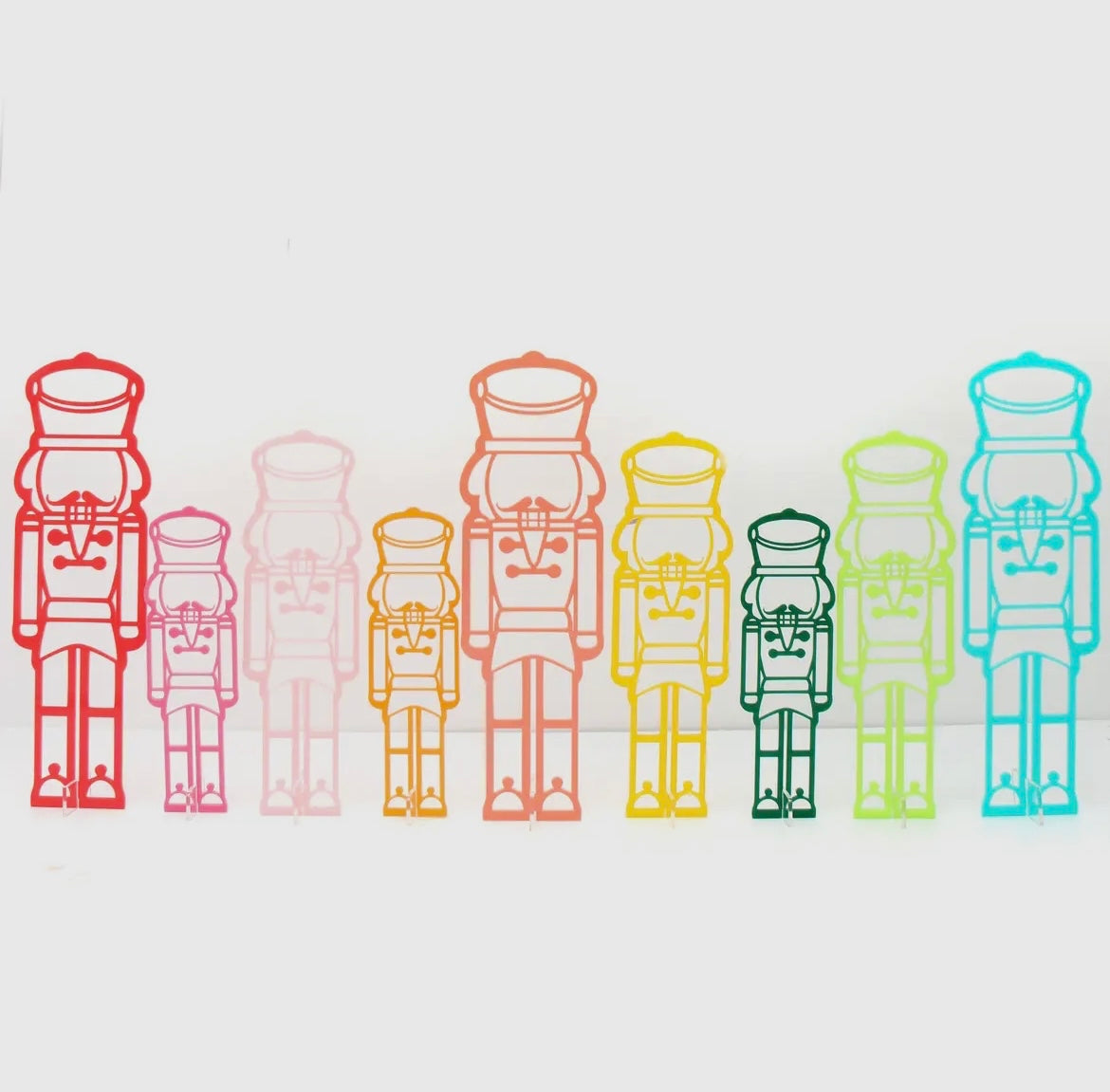 Acrylic Nutcracker Set