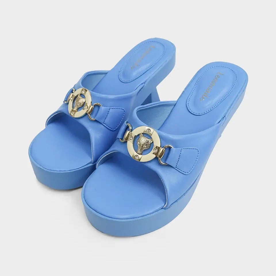 Clifton Platform
Mules w Vintage
Chunky Heels