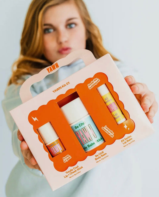 YAWN! Clean NonToxic Makeup & Skincare Kit For Kids and Tweens