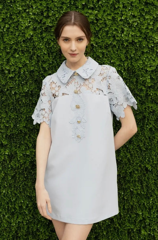 Floral Lace Panelling
Dress