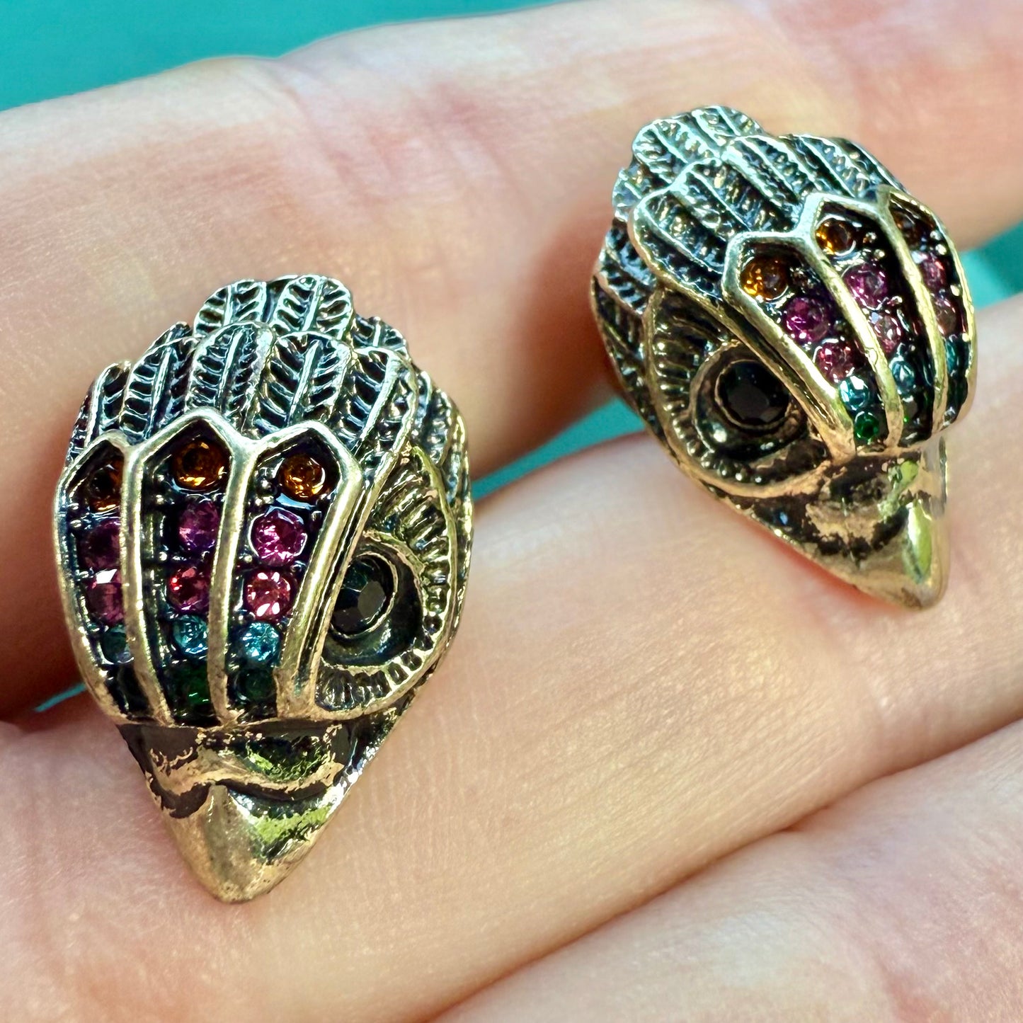 Kurt G Replica Eagle Studded Earrings