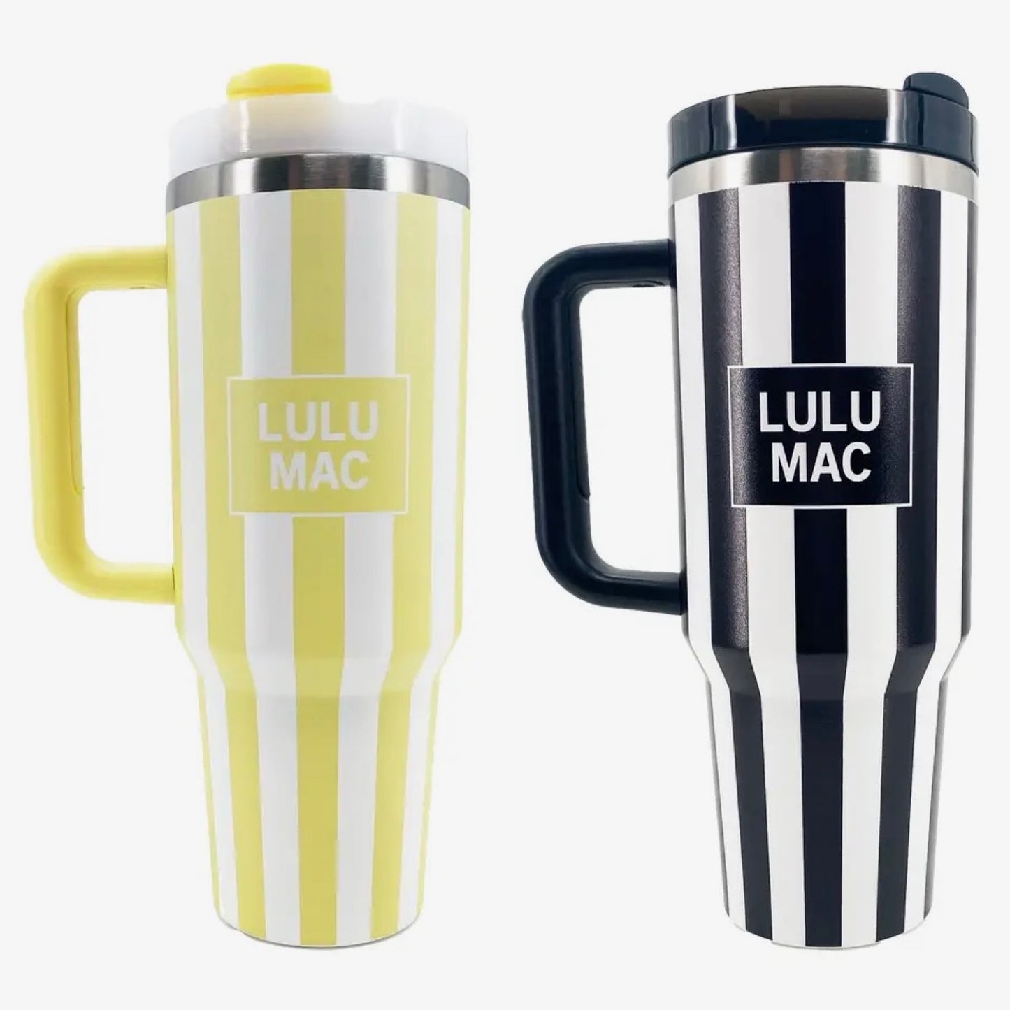 Lulu Mac Darby Striped 40 oz Stainless Steel Tumbler