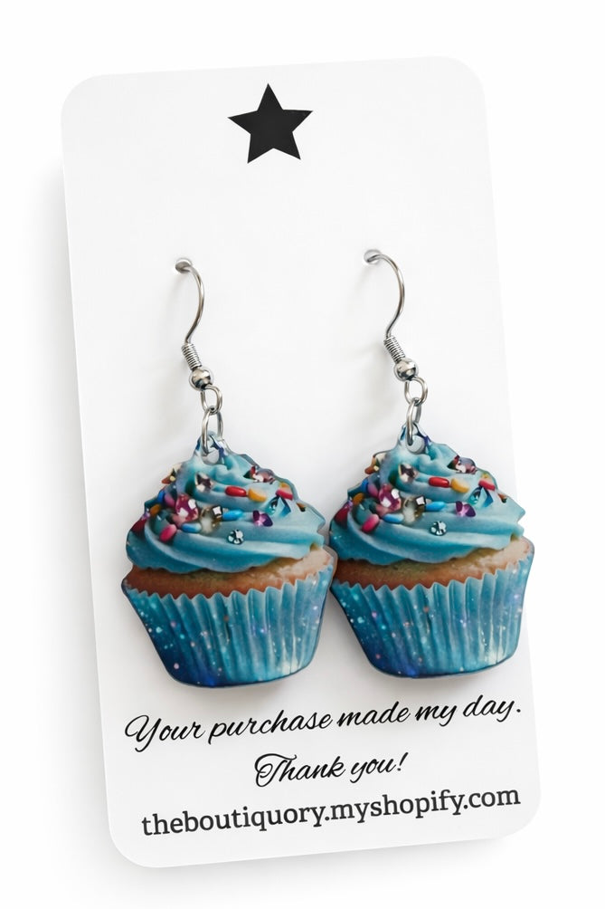 Acrylic Cupcake Earrings