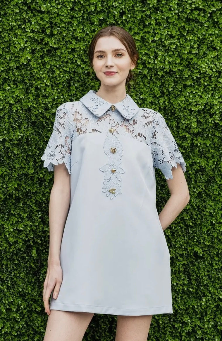 Floral Lace Panelling
Dress