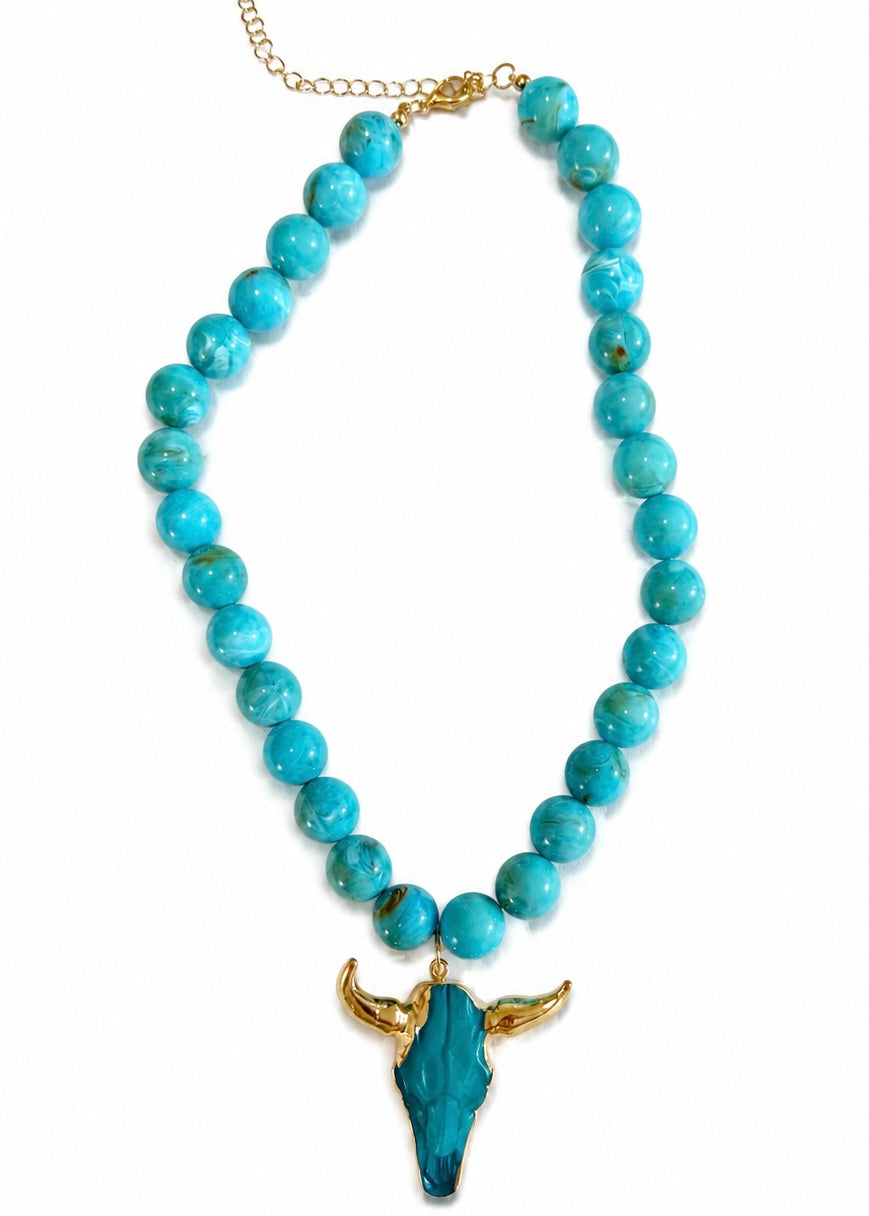 Skull Bead Necklace