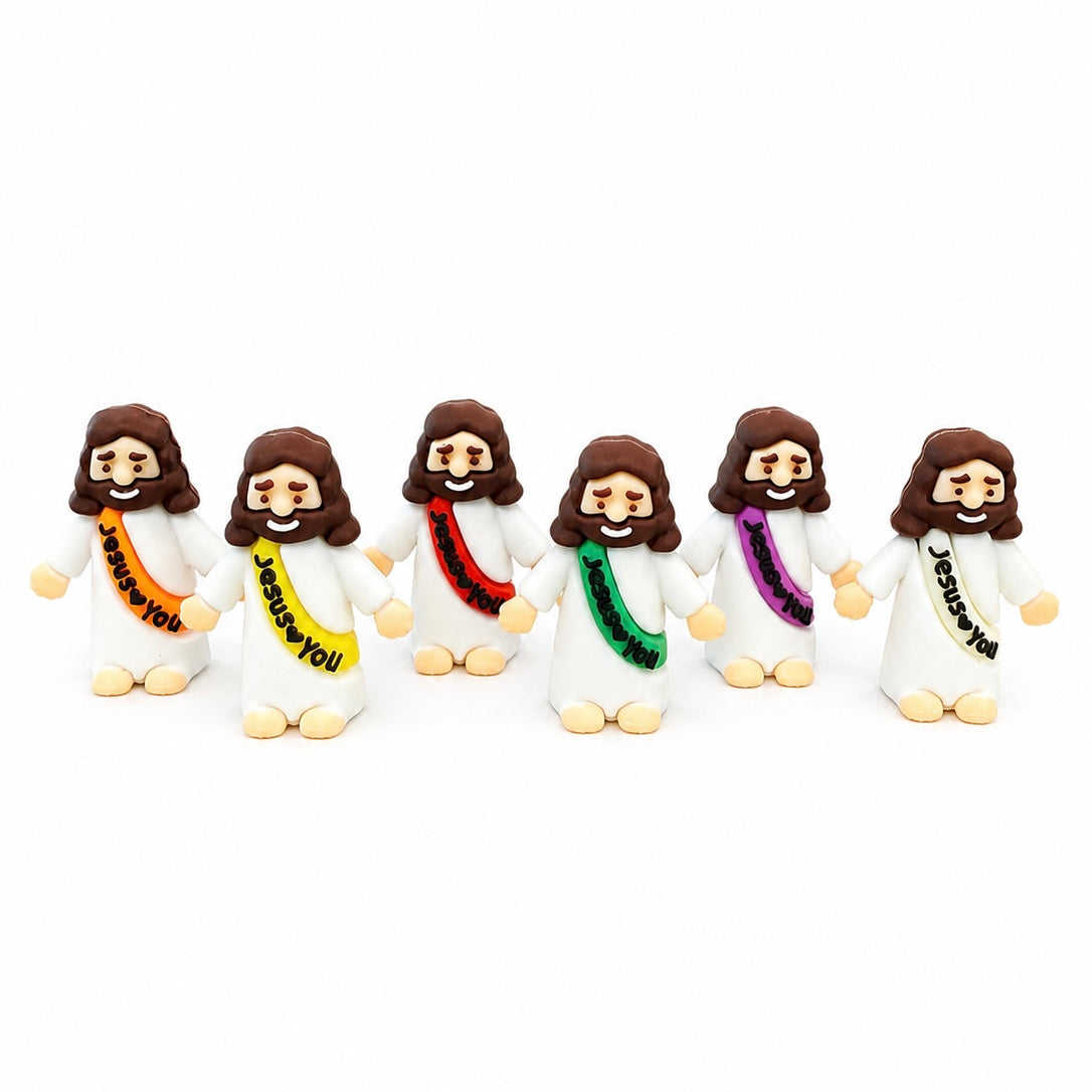 Jesus Loves You Figure Assorted 6 Pack