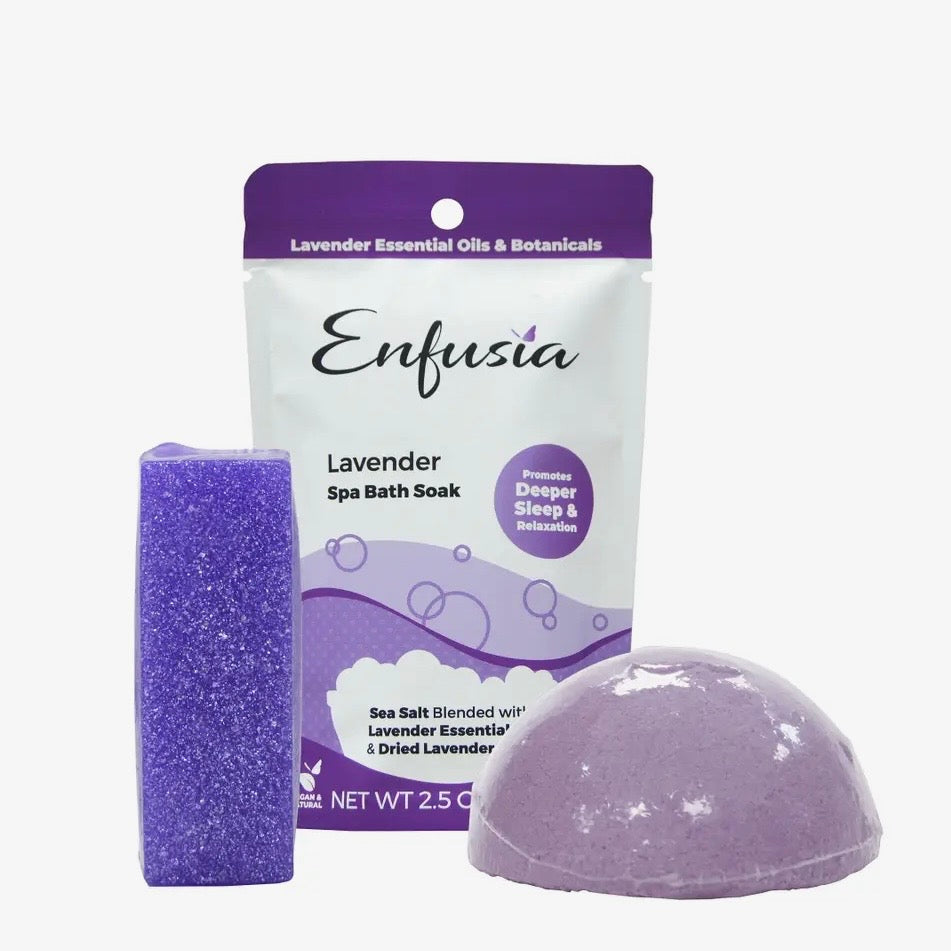 Enfusia Salt, Soap, & Bath Bomb Gift Set