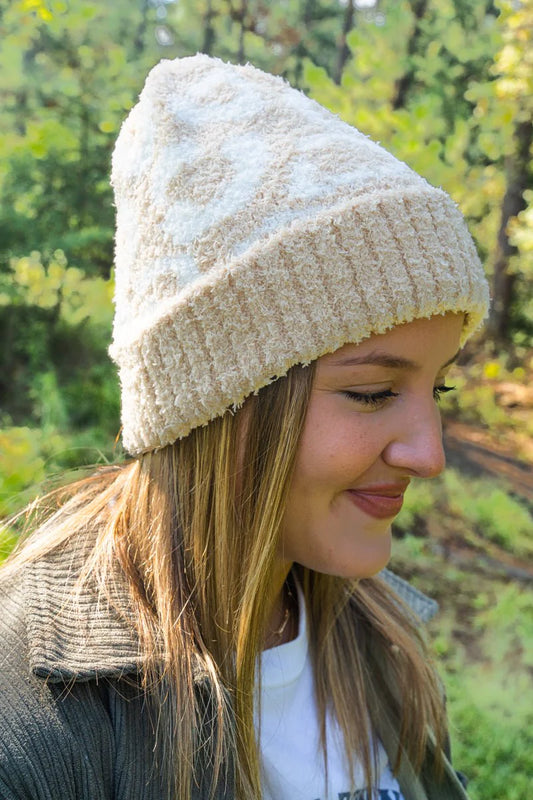 Cozy Cuddles Britton Leopard Beanie