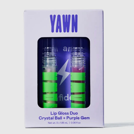 YAWN! Clean Lip Gloss Duo Paraben-Free For Kids and Tweens