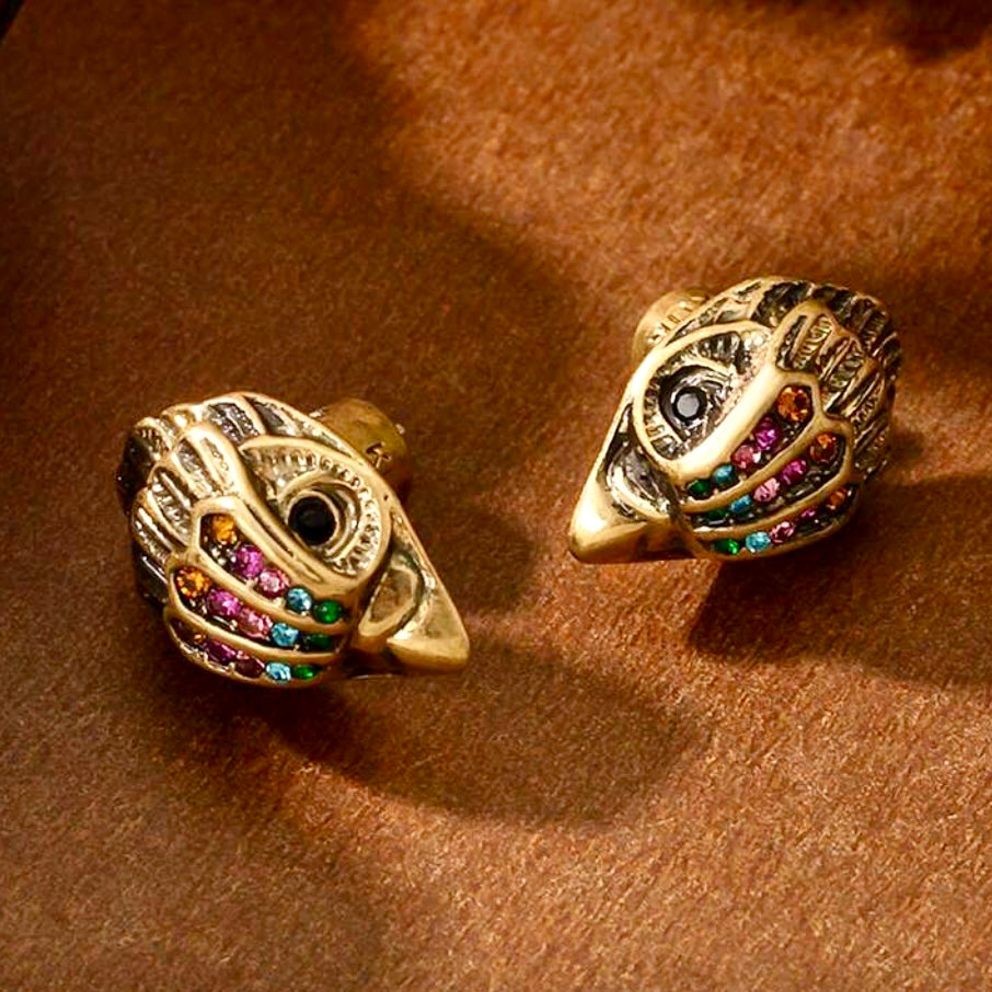 Kurt G Replica Eagle Studded Earrings