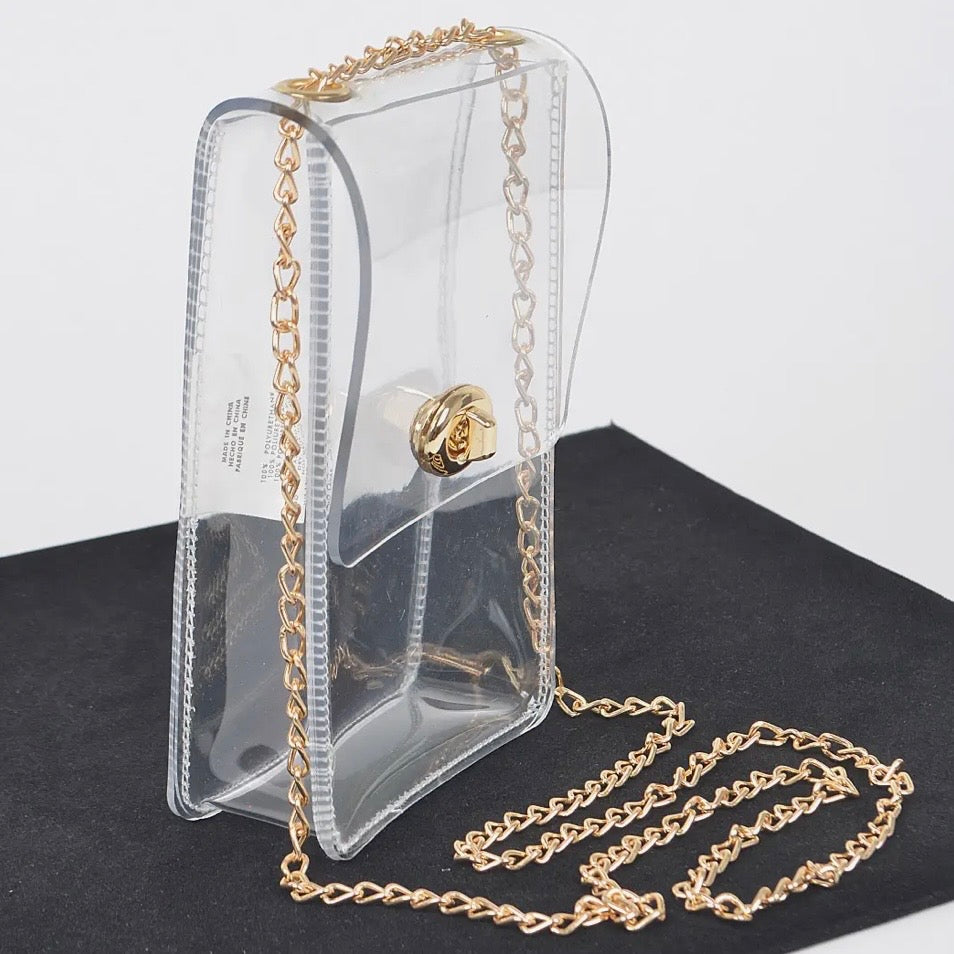 Clear Transparent Crossbody Stadium Bag