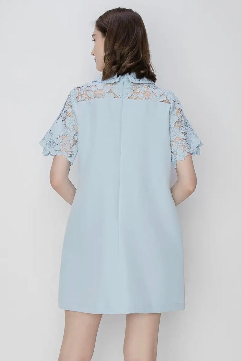 Floral Lace Panelling
Dress