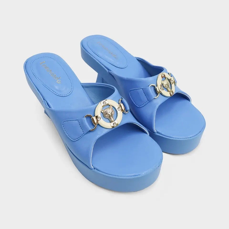 Clifton Platform
Mules w Vintage
Chunky Heels