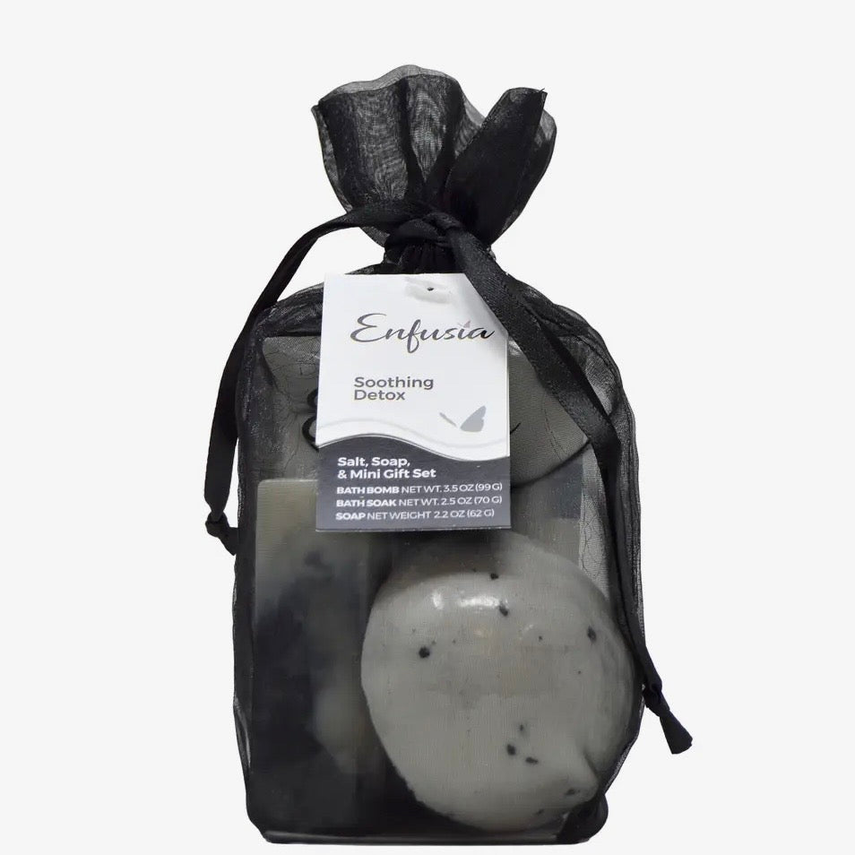 Enfusia Salt, Soap, & Bath Bomb Gift Set