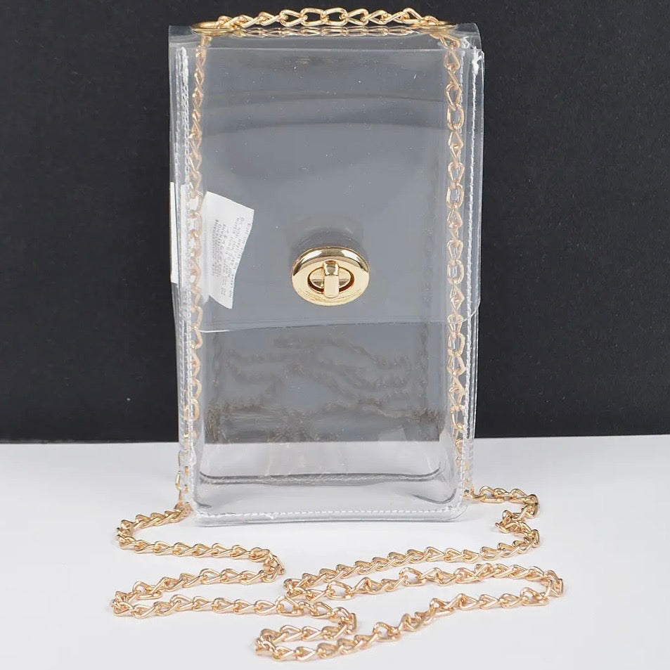 Clear Transparent Crossbody Stadium Bag