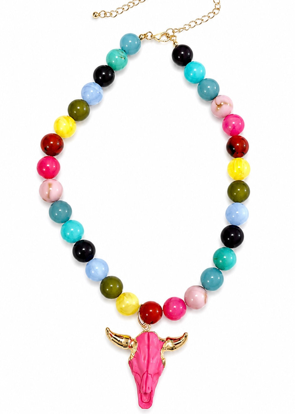 Skull Bead Necklace