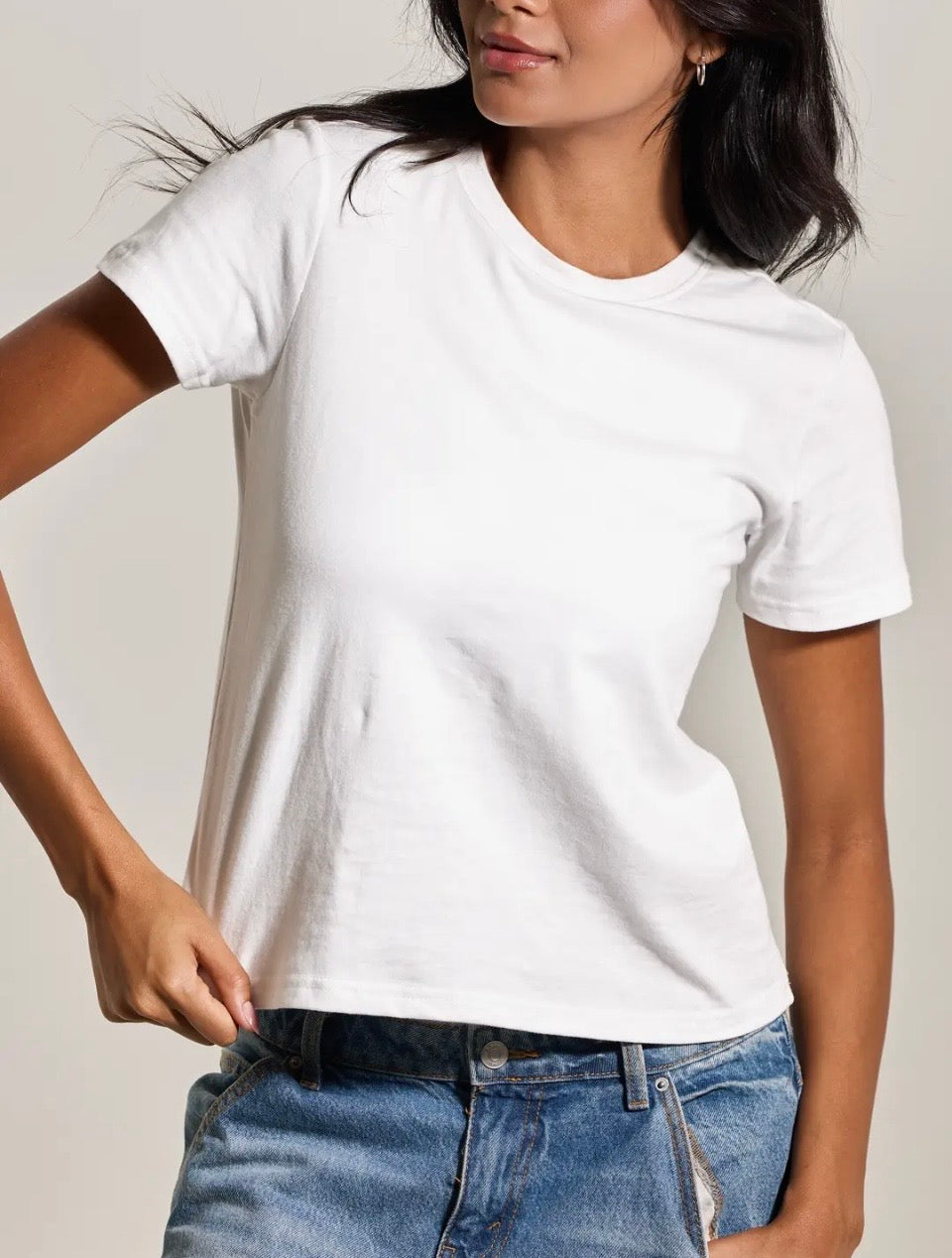 Cotton Tee w Built-In