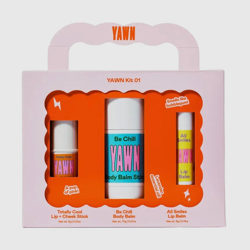 YAWN! Clean NonToxic Makeup & Skincare Kit For Kids and Tweens