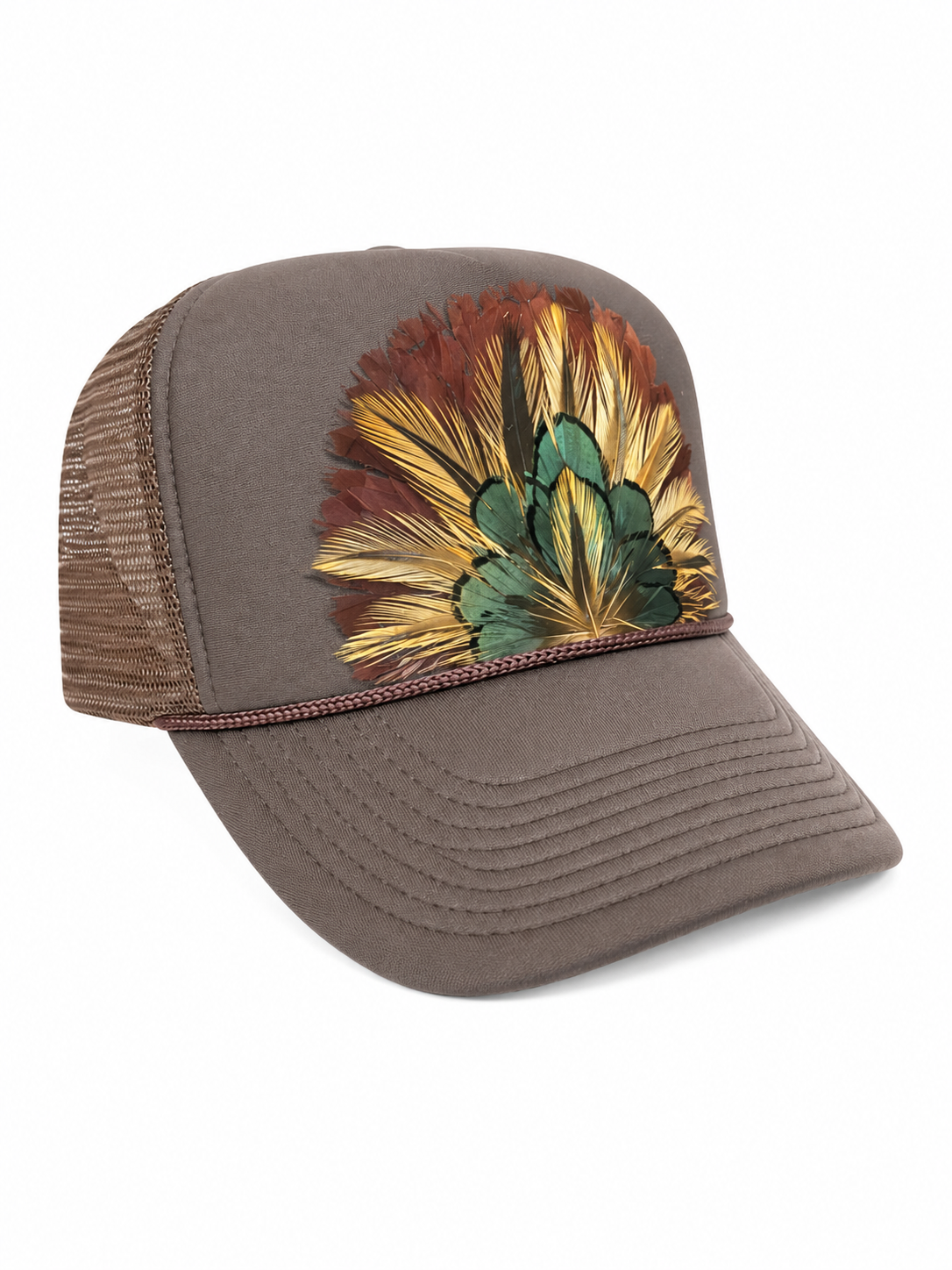 Custom Feather Trucker