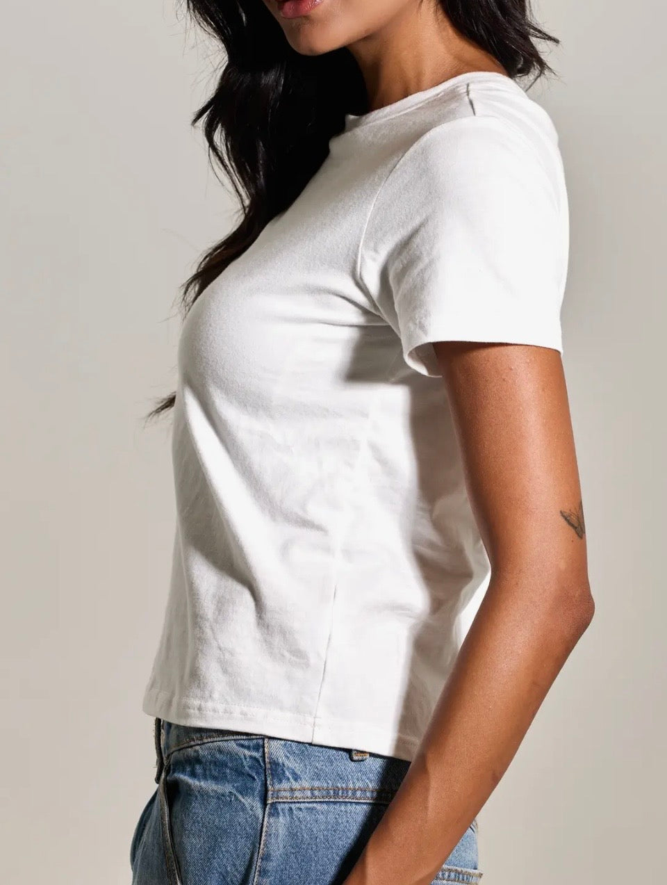 Cotton Tee w Built-In