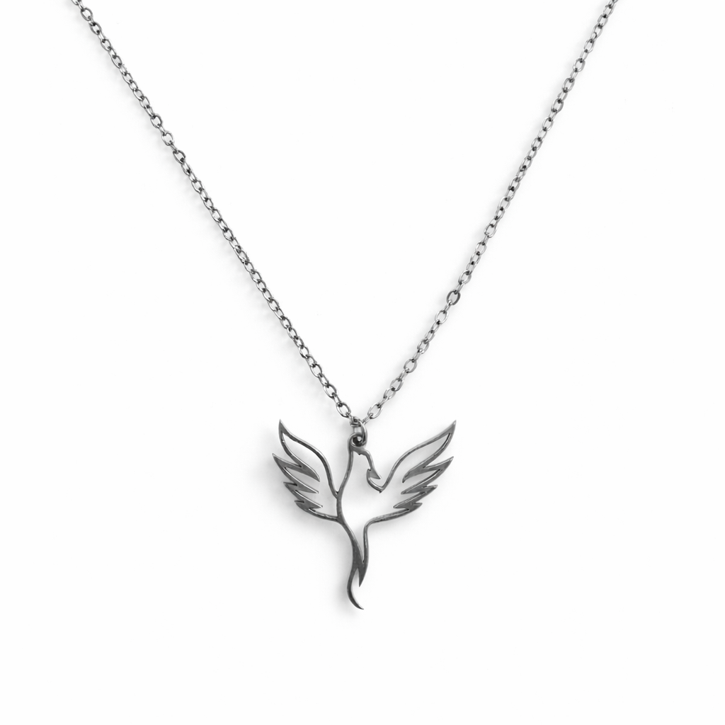 Stainless Steel Phoenix Necklace