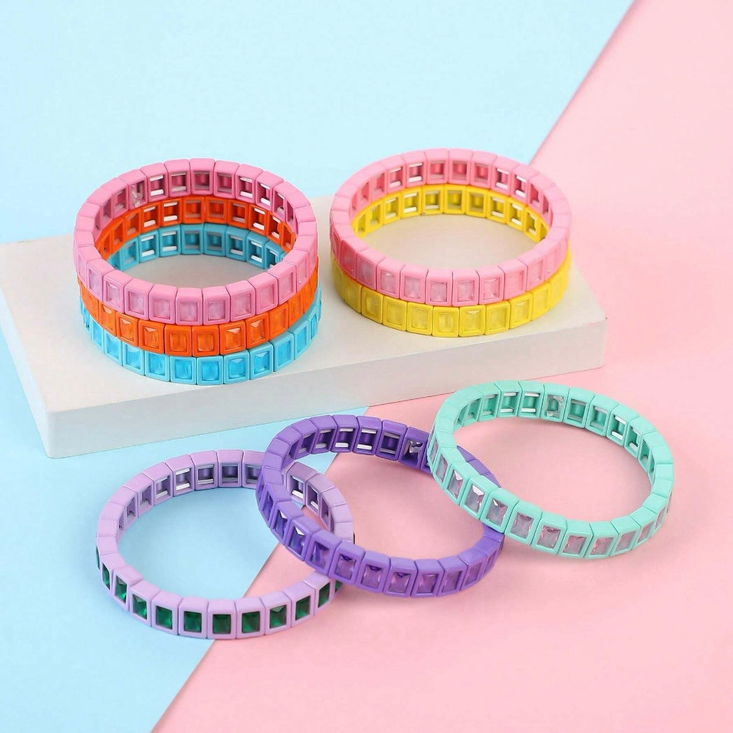 Cubed Candy Bracelet
