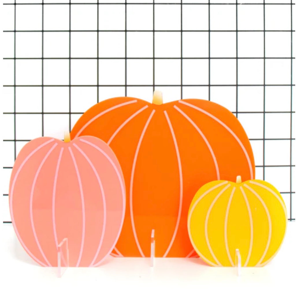 Acrylic Pumpkin Halloween Set