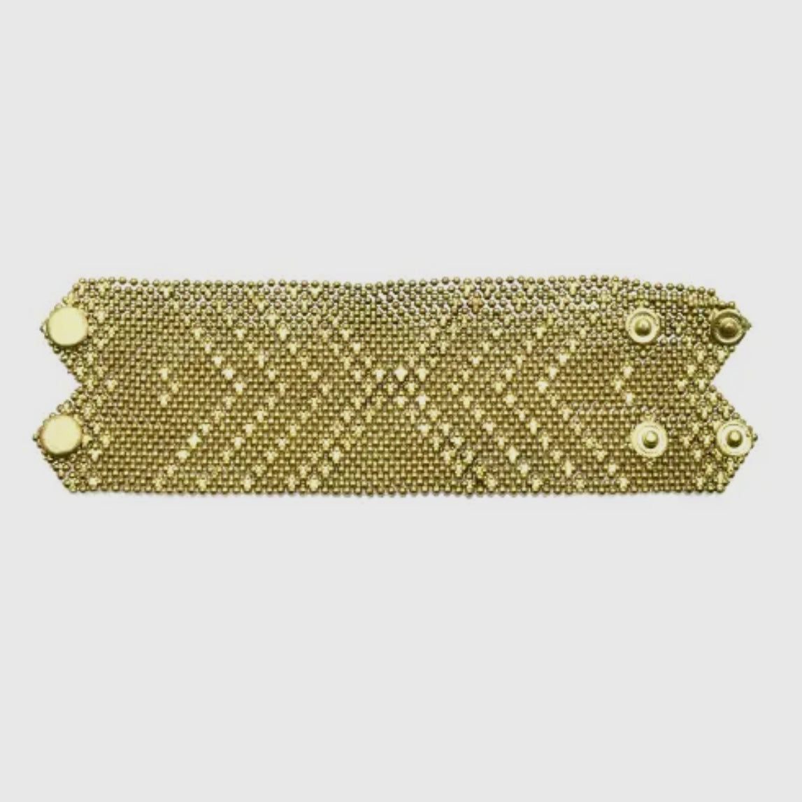 Gold Metal Mesh Bracelet