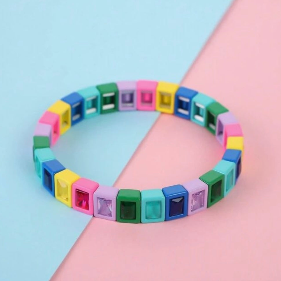 Cubed Candy Bracelet