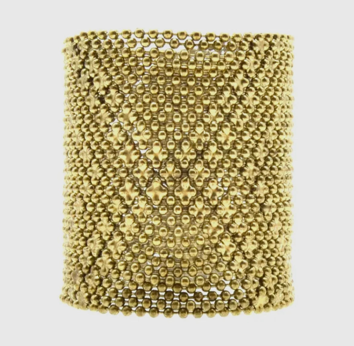 Gold Metal Mesh Bracelet