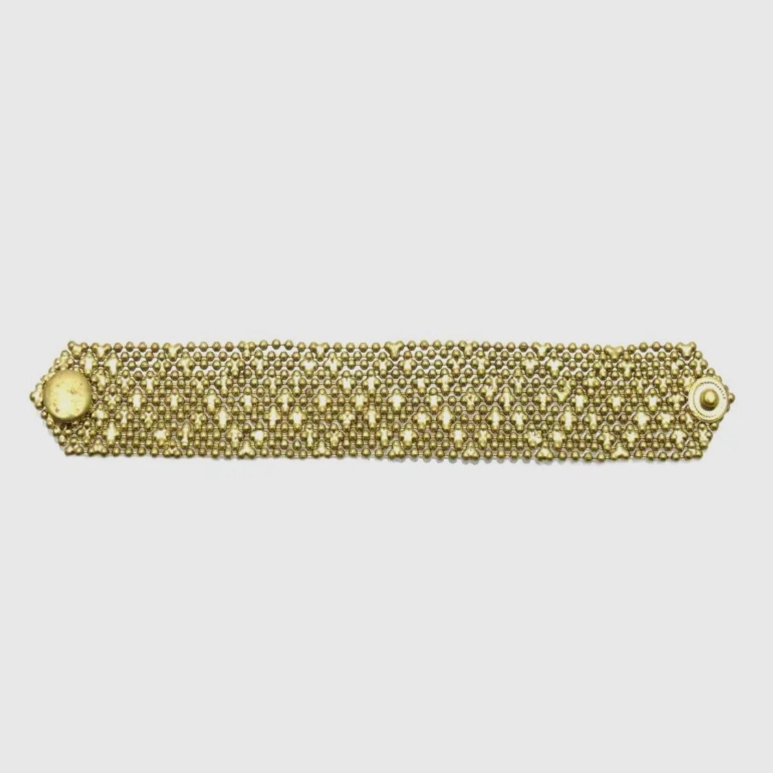 Gold Metal Mesh Bracelet