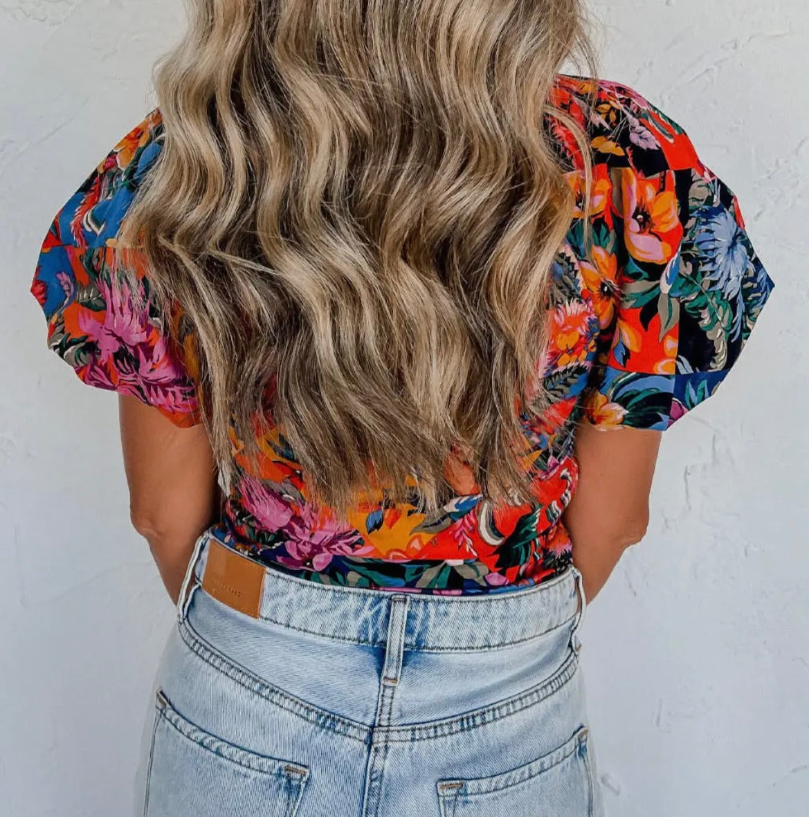 Floral Puff Blouse