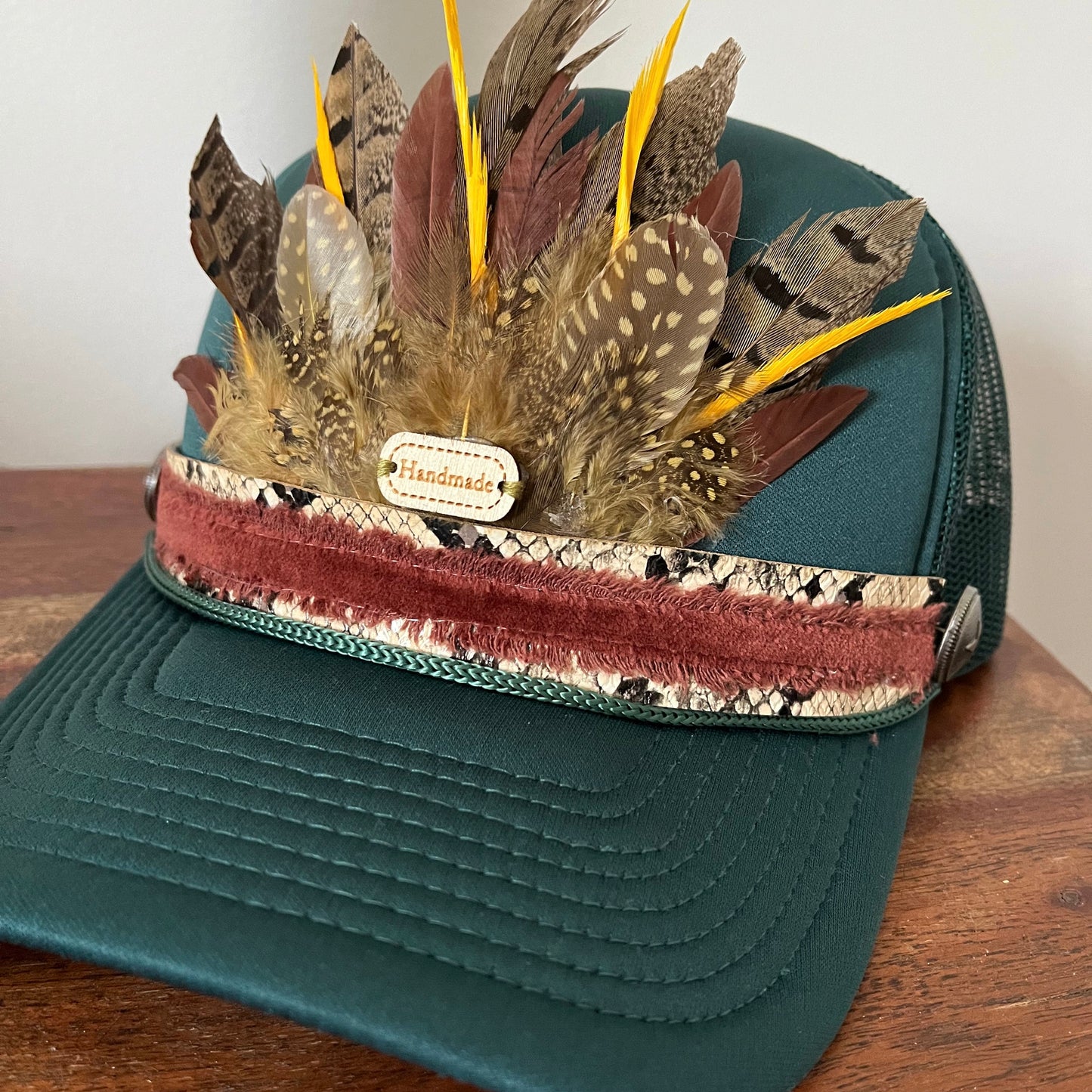 Custom Feather Trucker
