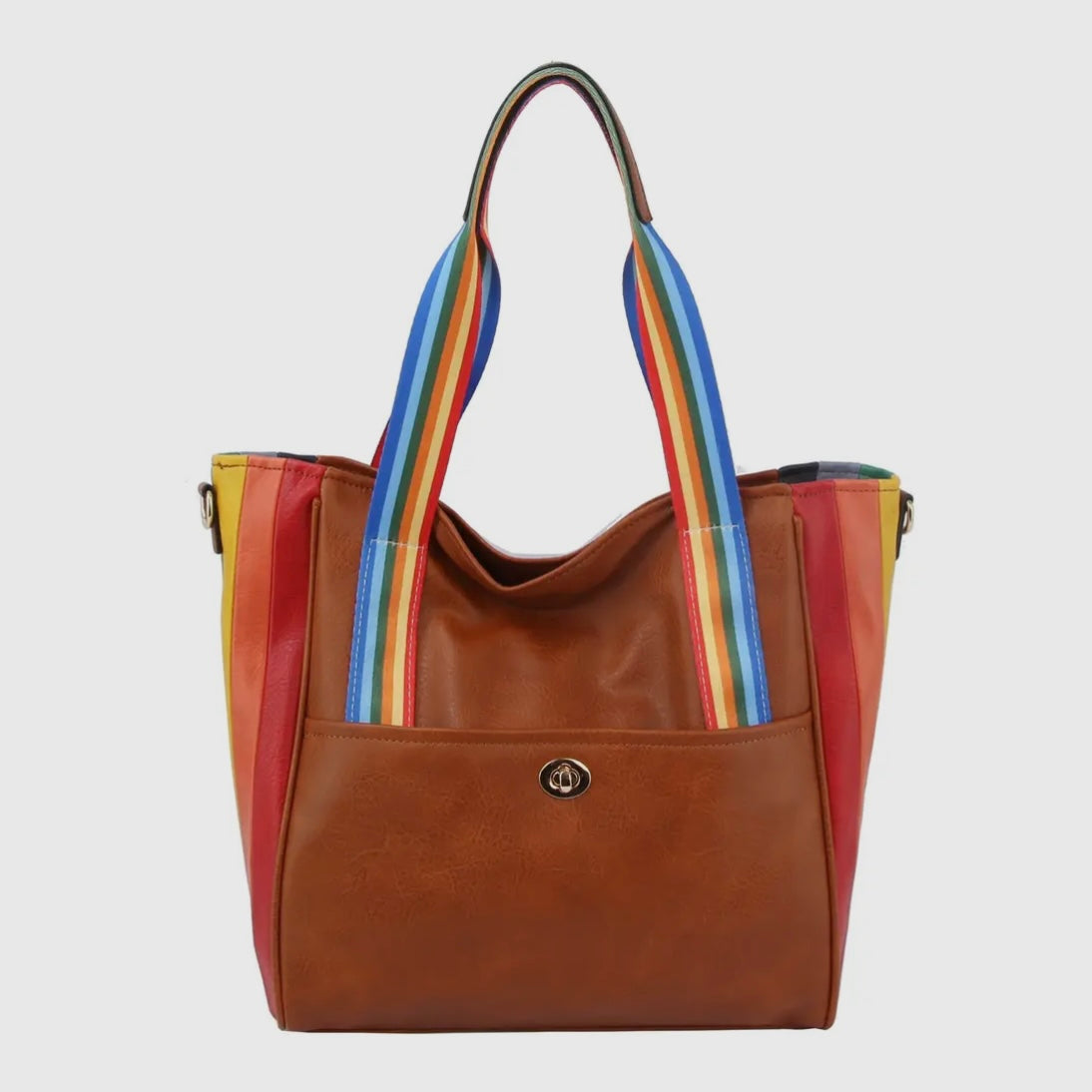Rainbow Tote Handbag
