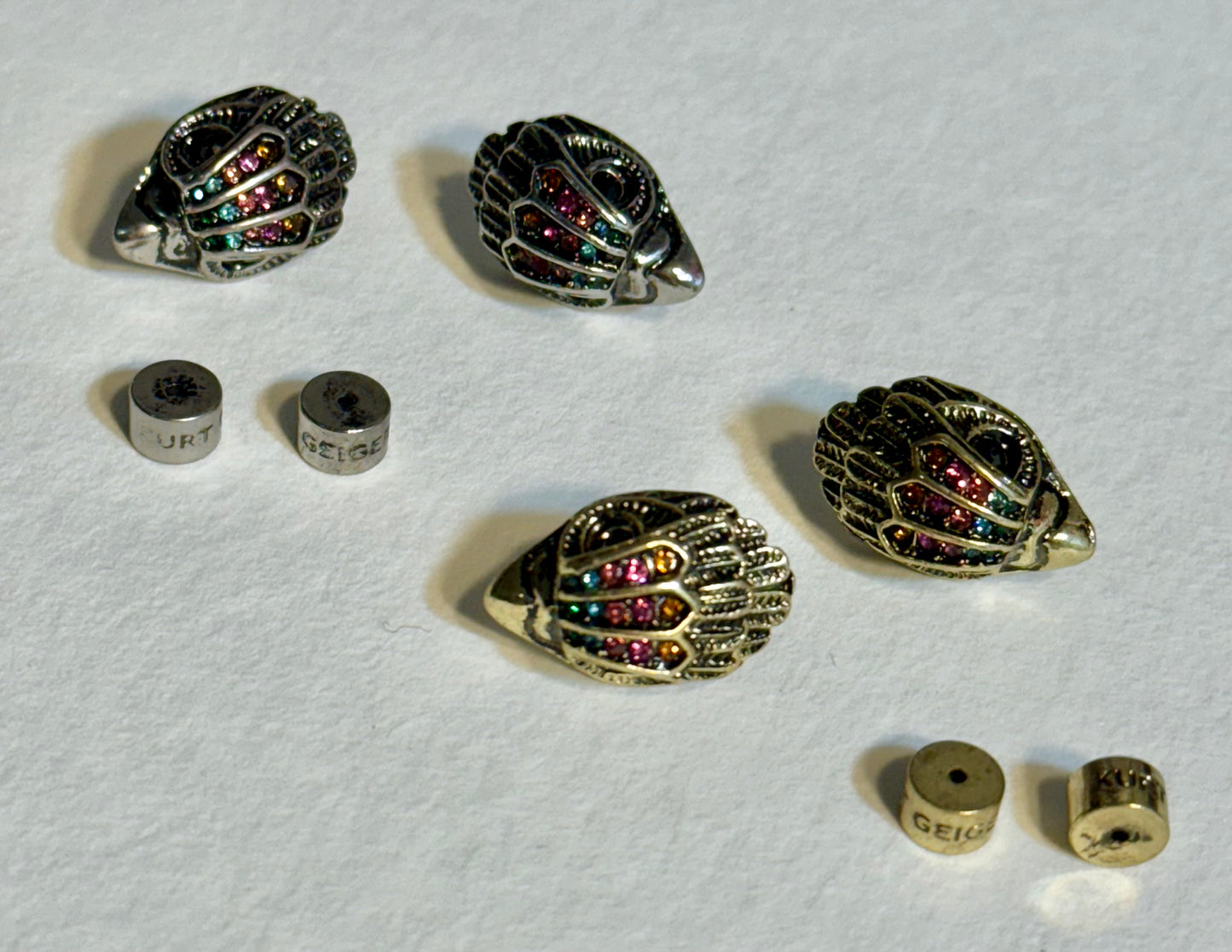 Kurt G Replica Eagle Studded Earrings