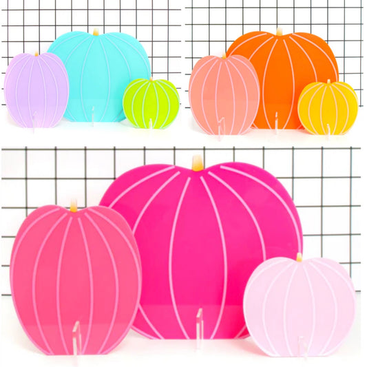 Acrylic Pumpkin Halloween Set