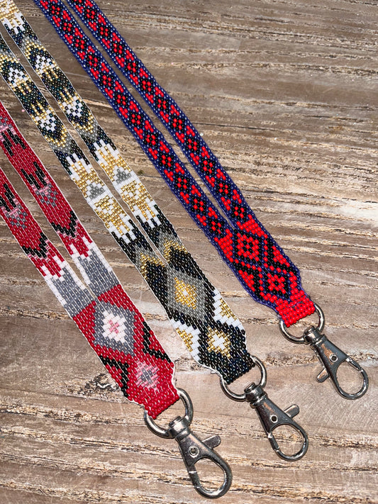 Handmade Seed Bead Lanyard