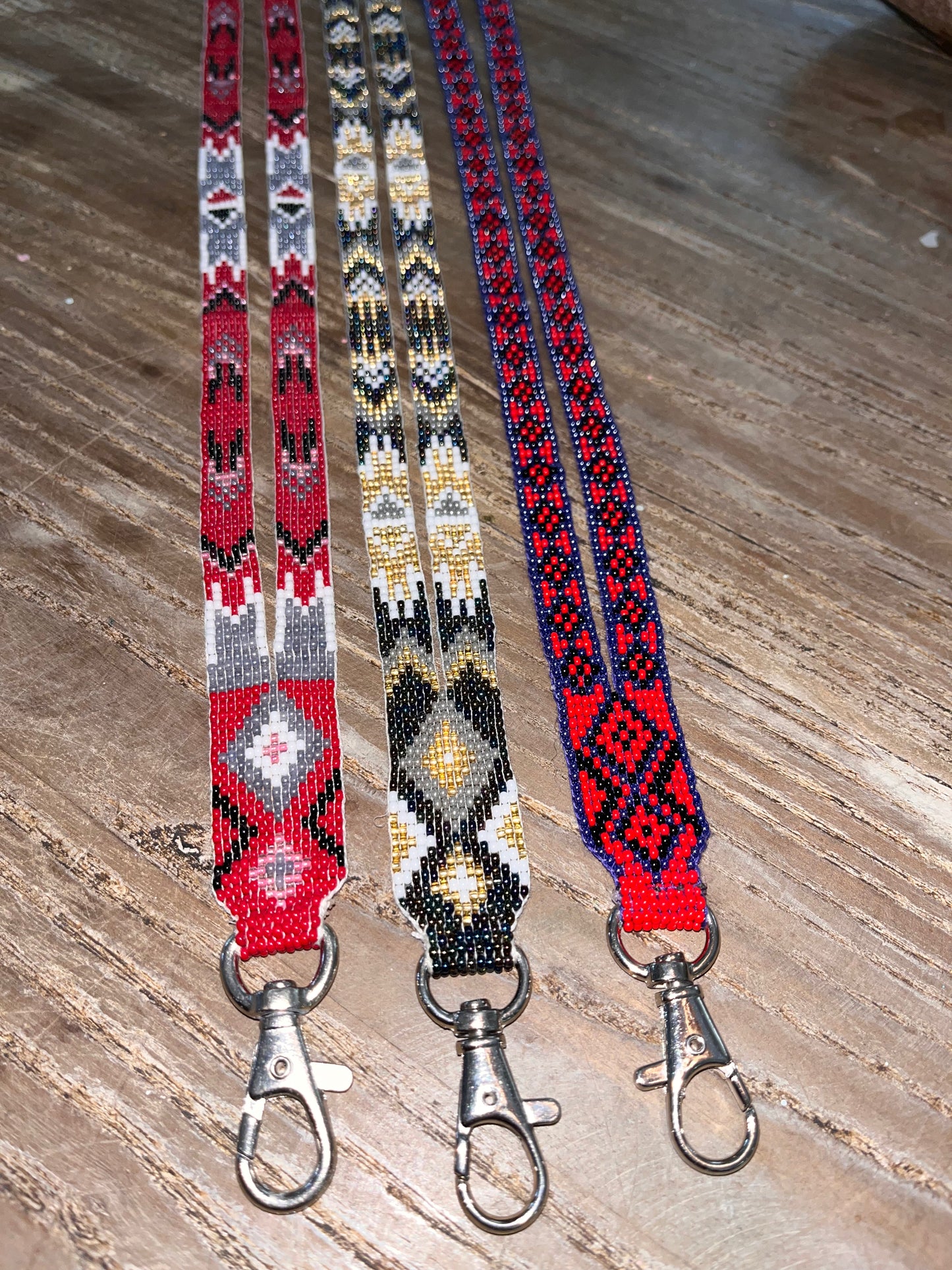 Handmade Seed Bead Lanyard